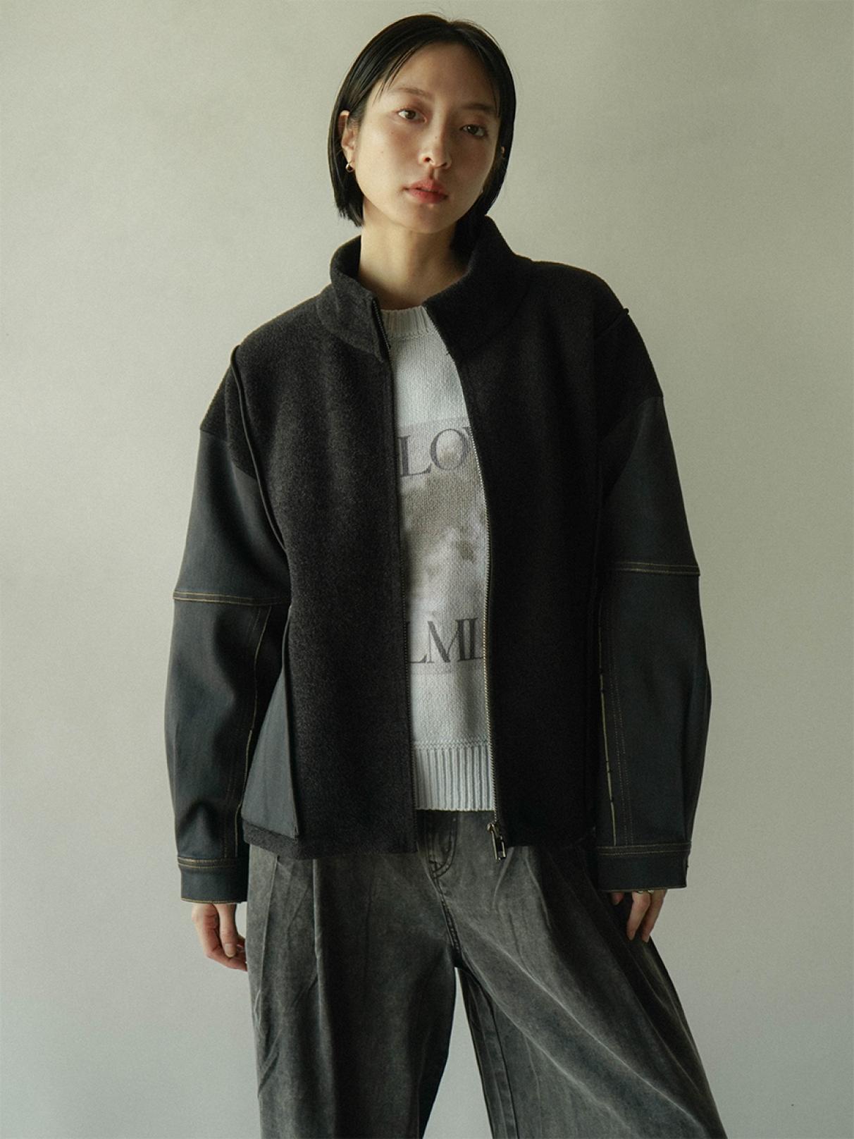 新品✨YAMADAYA RADIATE シフォンミリタリーブルゾン　黒 新品✨YAMADAYA RADIATE シフォンミリタリーブルゾン 黒