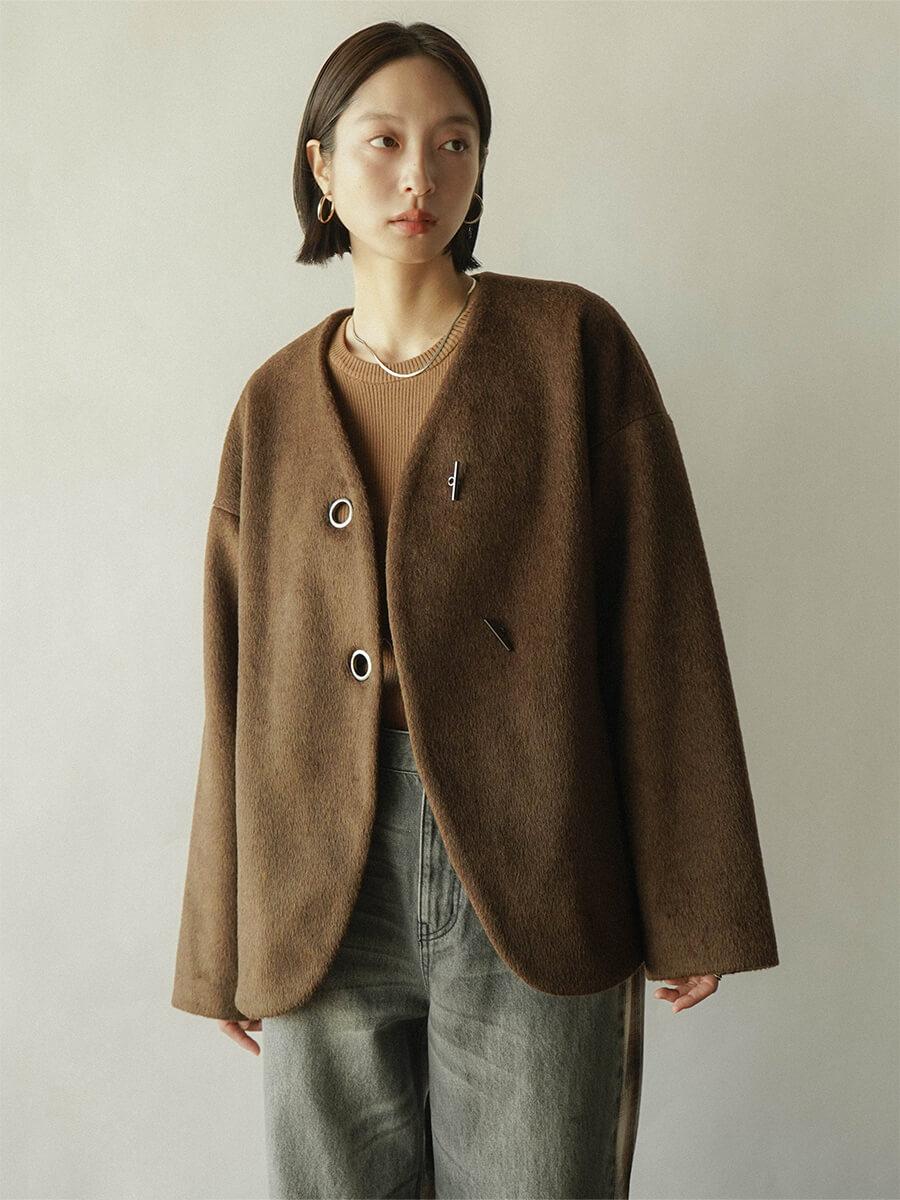 ENFOLD ノーカラー　コクーンジャケット ノーカラーコクーンジャケット - RADIATE - RADIATE｜YAMADAYA STORE