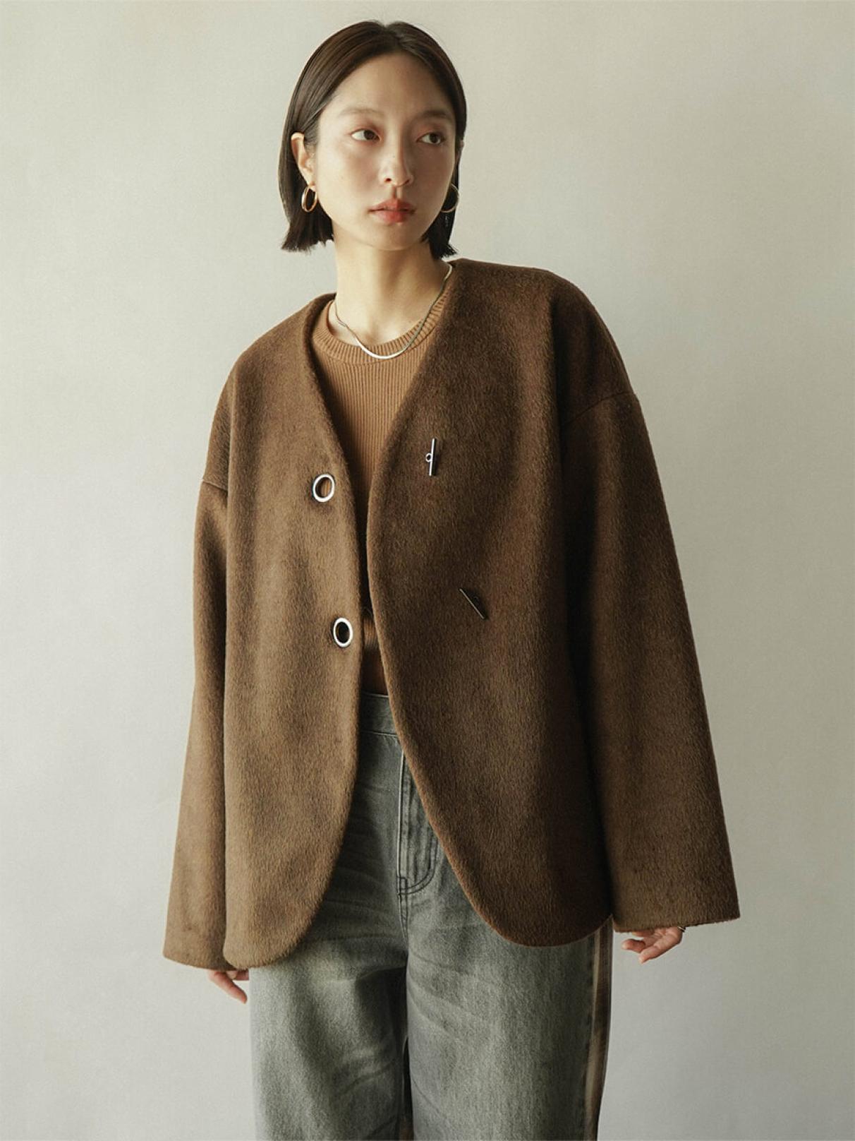 ラディエイト（RADIATE）/ノーカラーコクーンジャケット ノーカラーコクーンジャケット - RADIATE - RADIATE｜YAMADAYA STORE