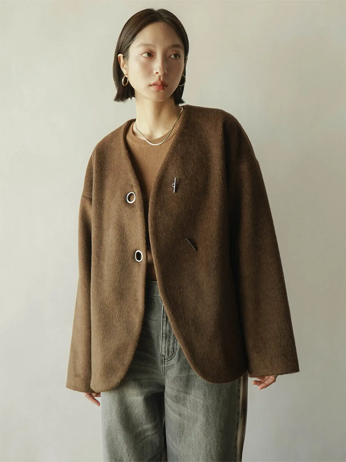 ノーカラーコクーンジャケット - RADIATE - RADIATE｜YAMADAYA STORE