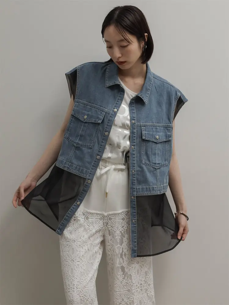 シアードッキングデニムベスト - RADIATE - RADIATE｜YAMADAYA STORE