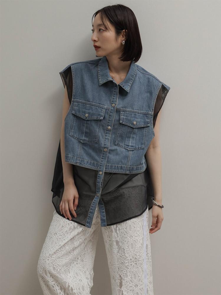 新品　RADIATE ツイードドッキングデニムベスト シアードッキングデニムベスト - RADIATE - RADIATE｜YAMADAYA STORE