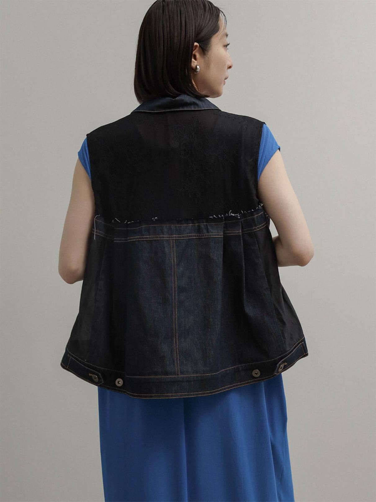新品タグ付き ヤマダヤ RADIATE レースドッキングナイロンベスト RADIATEのベスト/ジレの商品一覧｜ファッション通販のYAMADAYA STORE