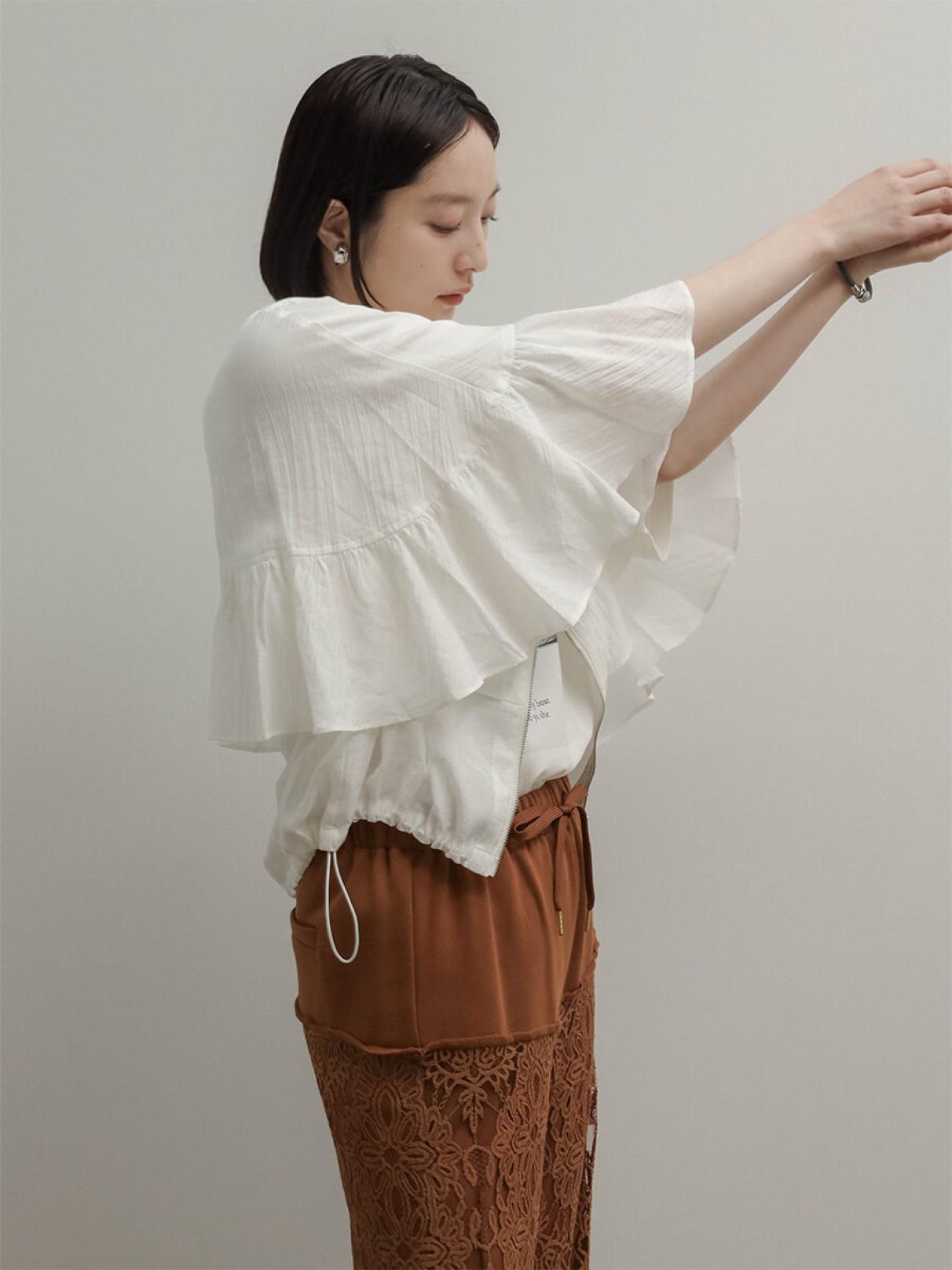 シアーフリルドロストジップブルゾン - RADIATE - RADIATE｜YAMADAYA STORE