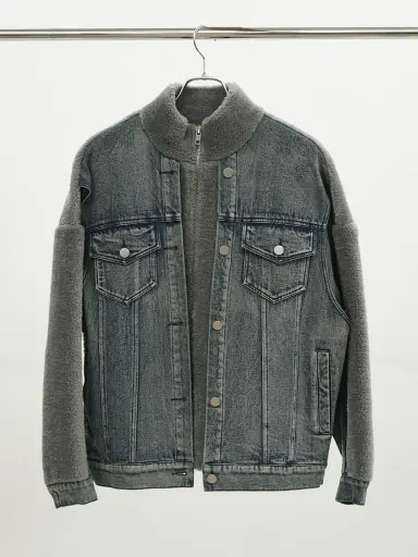 新品★ヤマダヤ　RADIATE ツイードドッキングデニムジャケット グレー デニムドッキングボアジャケット - RADIATE - RADIATE｜YAMADAYA STORE