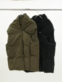 【新品】FIKA. ダウンベスト　ヤマダヤ　再販　ダウンジャケット　アウター ストールライクファイバーダウンベスト - RADIATE - RADIATE｜YAMADAYA