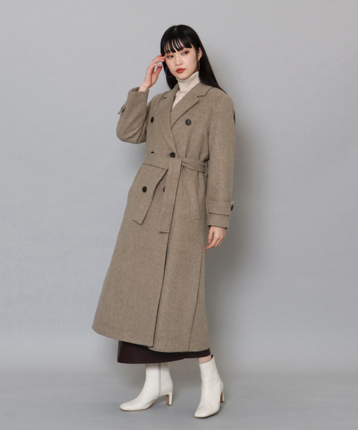 ダブルチェスターロングコート Radiate Yamadaya Onlinestore