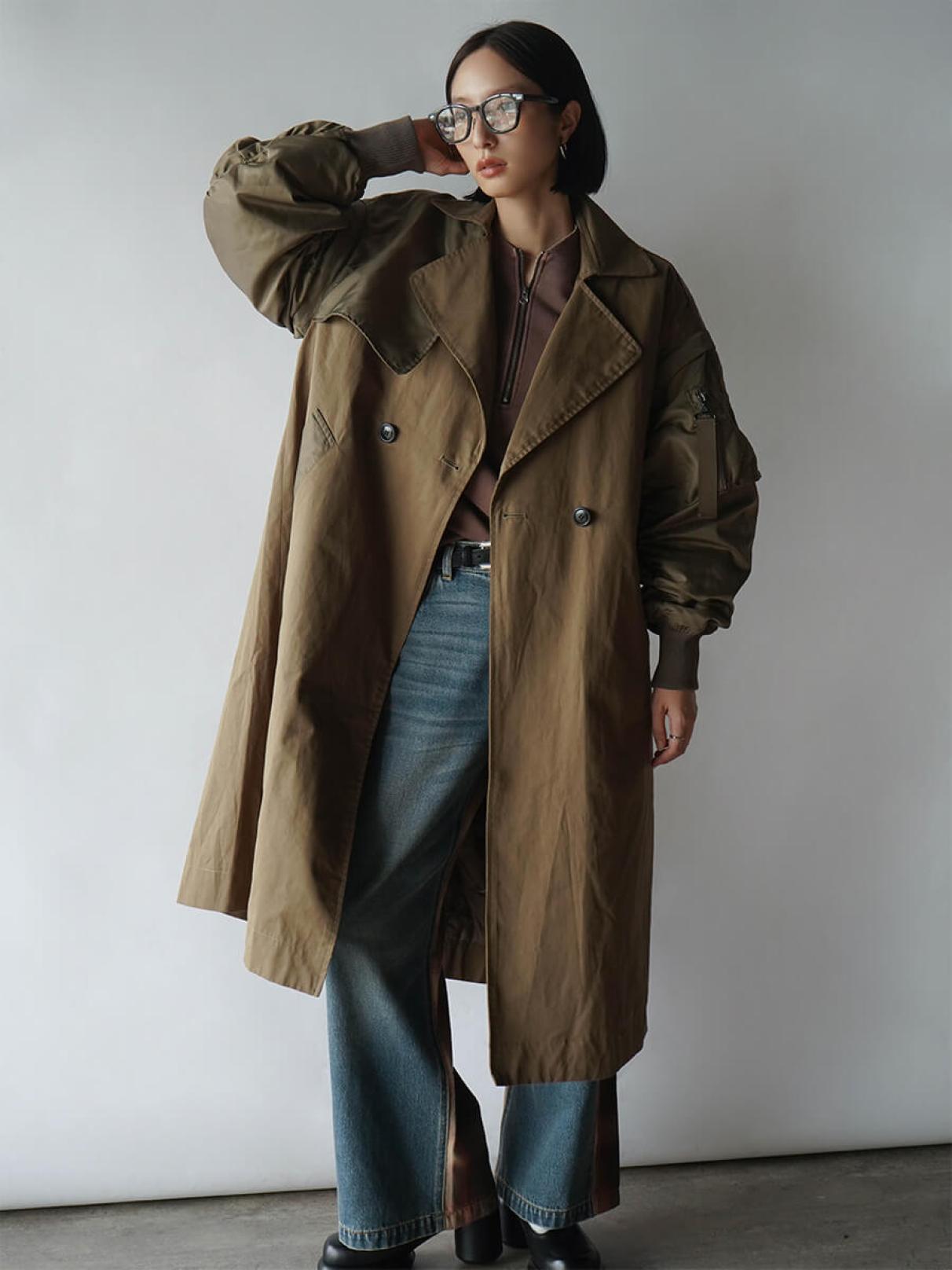 MA-1スリーブトレンチコート - RADIATE - RADIATE|YAMADAYA STORE MA-1スリーブトレンチコート - RADIATE - RADIATE|YAMADAYA STORE