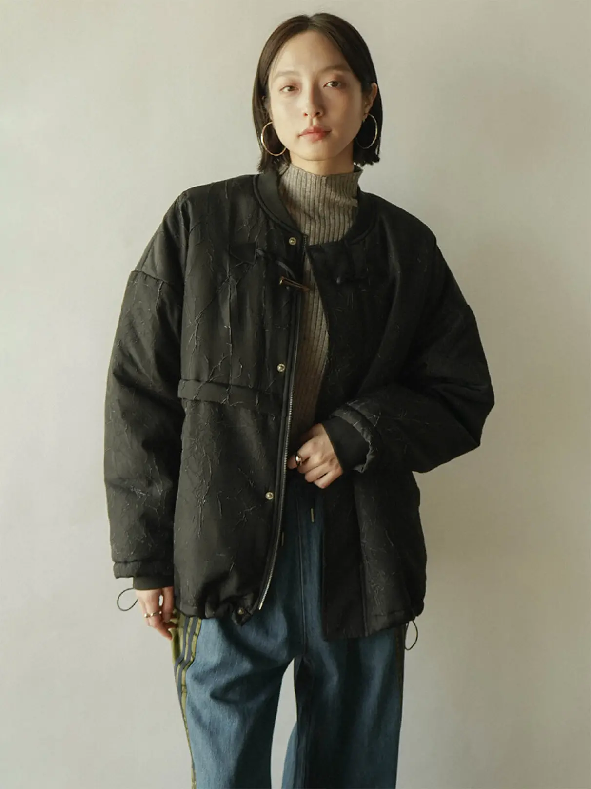 フェィクレザーオーバージャケット　ラディエイト　radiate ヤマダヤ ☆ラディエイト☆レザージャケット フェィクレザーオーバージャケット