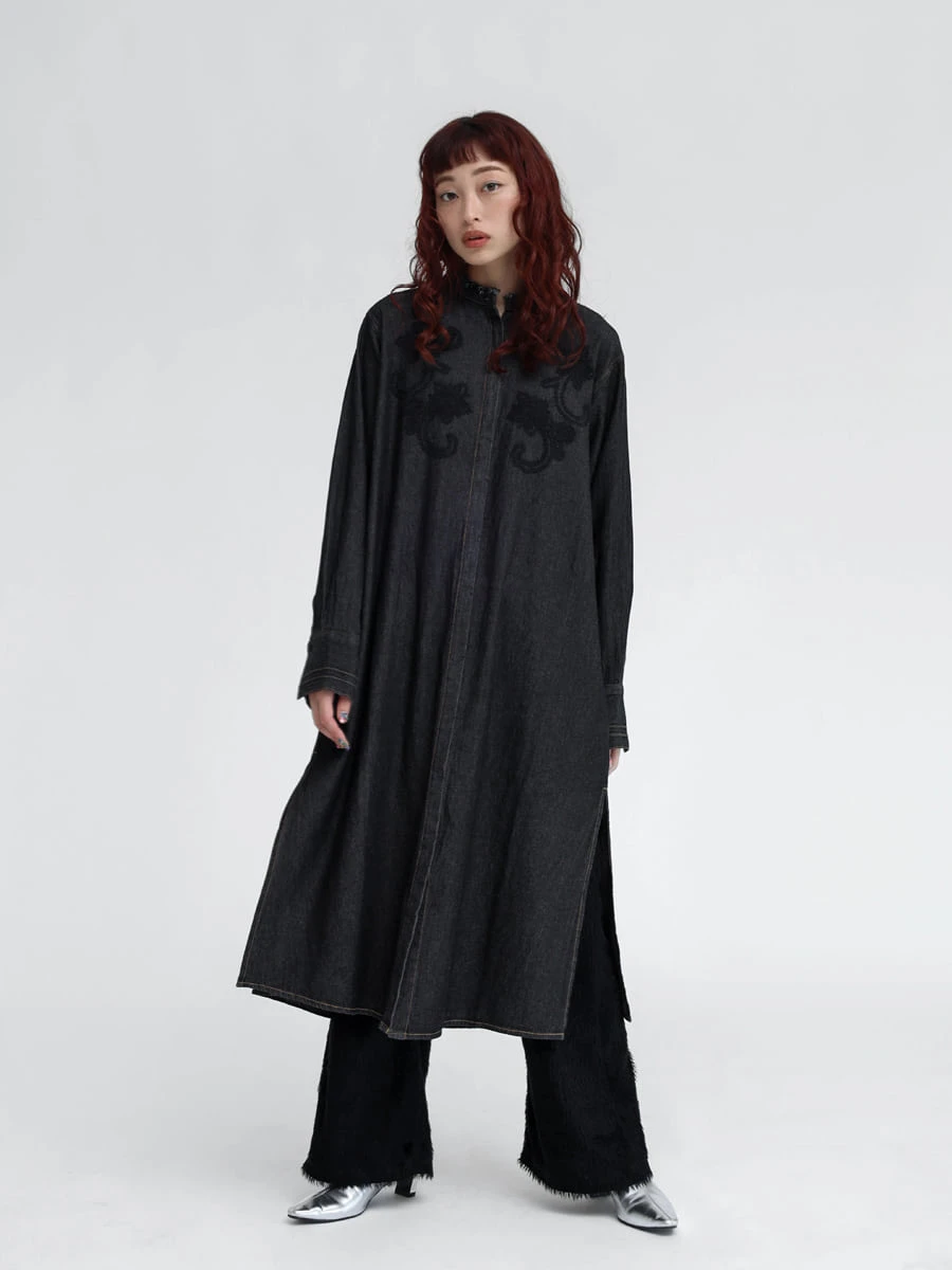 ヤマダヤラディエイトワンピース 刺繍デニムシャツワンピース - RADIATE - RADIATE｜YAMADAYA STORE
