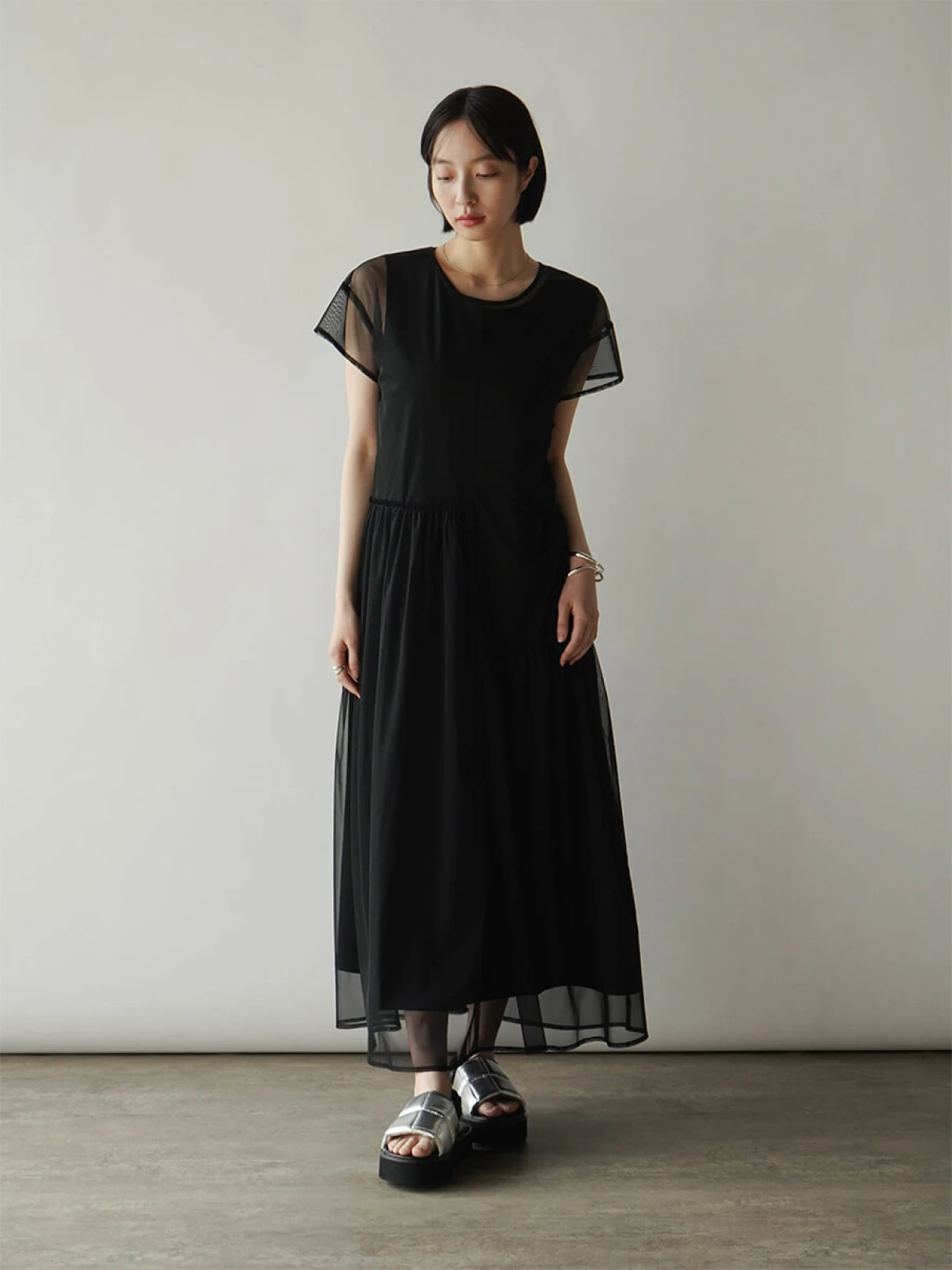 切替デザインシアーワンピース - RADIATE - RADIATE｜YAMADAYA STORE