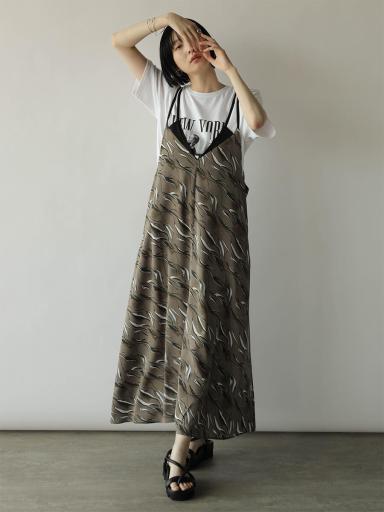 【新品未使用】【定価33000円】ヤマダヤ　ドレス WEB限定】2WAYラメニット×サテンスレンダードレス(M ターコイズ