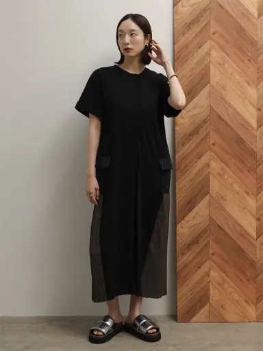 異素材MIXプリーツワンピース - RADIATE - RADIATE｜YAMADAYA STORE