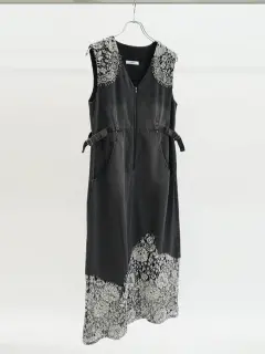 レース切替デニムワンピース - RADIATE - RADIATE｜YAMADAYA STORE