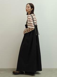 新品】RADIATE 配色ステッチフロントジップジャンパースカート
