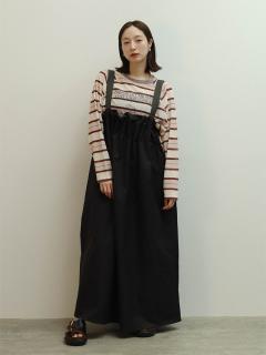 新品】RADIATE 配色ステッチフロントジップジャンパースカート