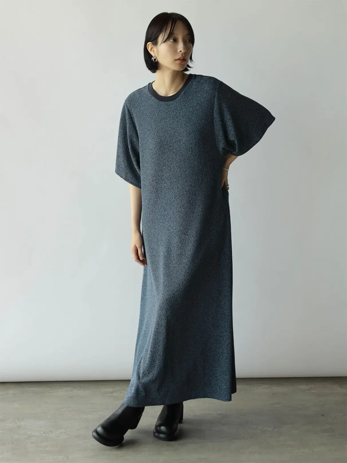 ハーフスリーブラメニットワンピース - RADIATE - RADIATE｜YAMADAYA STORE