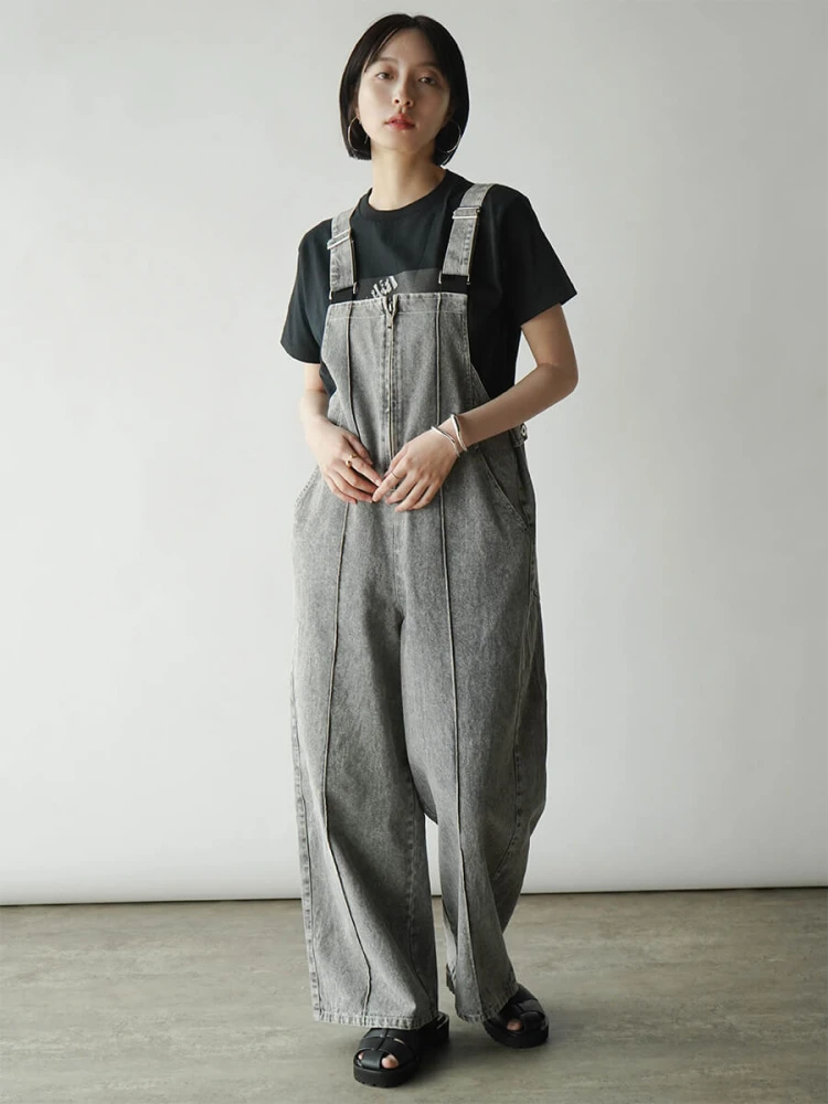 L'Appartement ❣️グレー デニム サロペット❣️ デニムサロペット | ファッション通販サイト NUGU