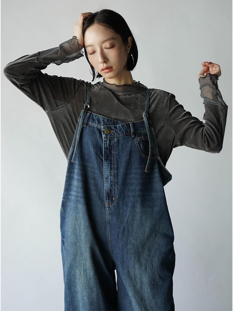 Rady デニムキャミソールサロペット RADIATEのサロペットの商品一覧｜ファッション通販のYAMADAYA STORE