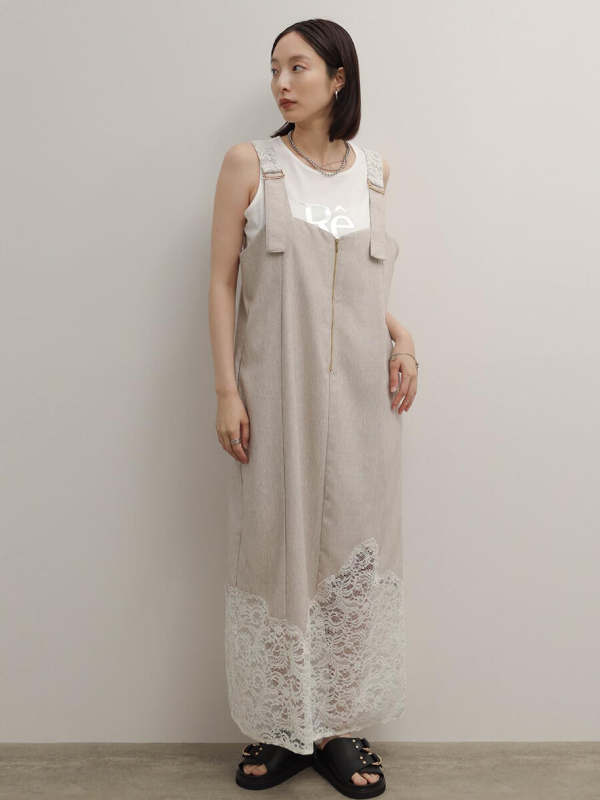【新品タグ付き】Eimee Lawウェーブレース リネンライクジャンスカ ウェーブレースリネンライクジャンスカ - Eimee Law - RADIATE
