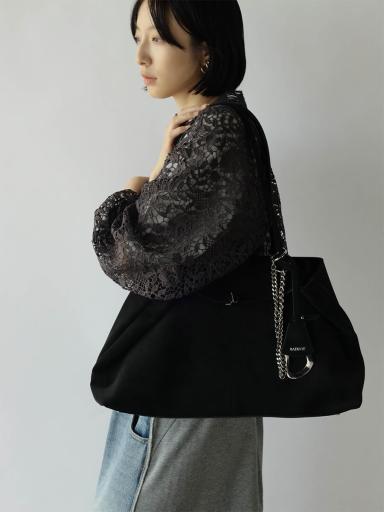 【訳あり】ヤマダヤバッグ＆RADIATE ホワイトサークルペイントトートバッグ ホワイトサークルペイントトートバッグ - LAYAS×RADIATE