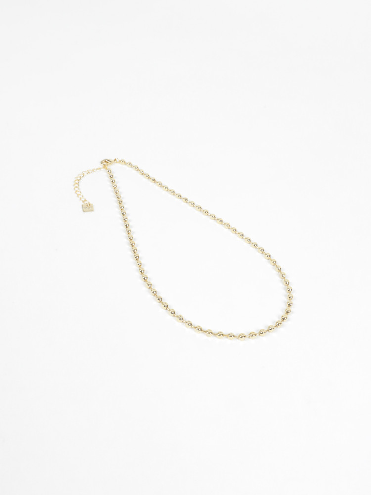 ユニセックス　24KGF　 キューブチェーンネックレス＆ブレスレットset ユニセックス24KGF キューブチェーンネックレス＆ブレスレットset