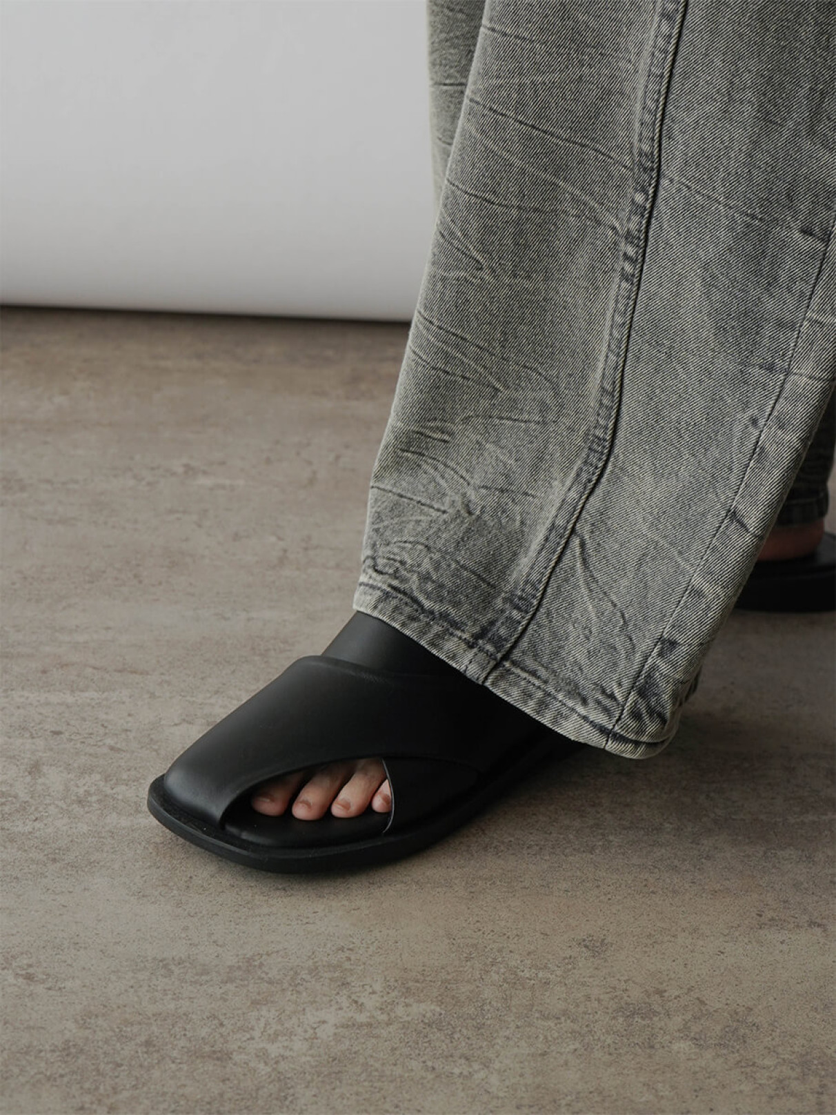サンダル・ミュール BLACK LEATHER SANDALS Mountain Sole Women's Leather Sandal - Sam's Club