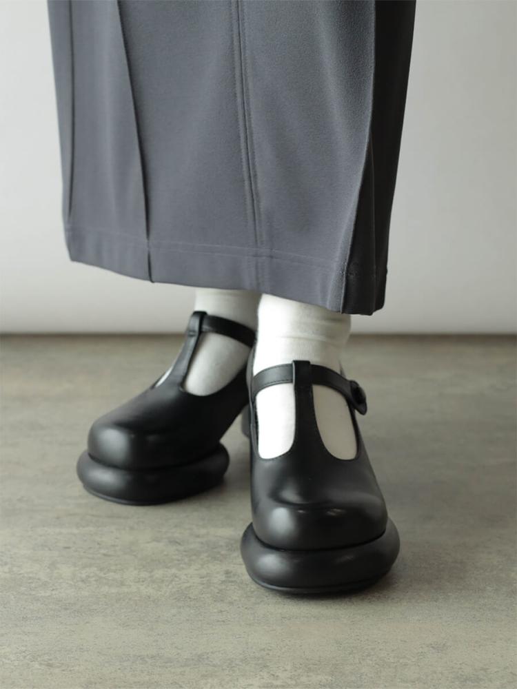厚底ストラップチャンキーパンプス - ALL BLACK×RADIATE - RADIATE