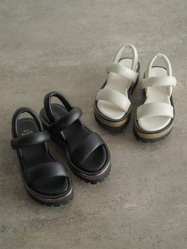 ALL BLACK×RADIATExサンダル/ミュール