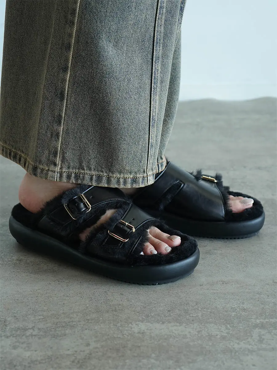 ダブルバックルファーサンダル - RADIATE - RADIATE｜YAMADAYA STORE
