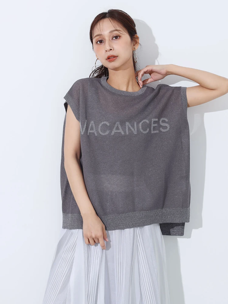 ノースリーブラメロゴニット - SCOTCLUB - SCOTCLUB｜YAMADAYA STORE