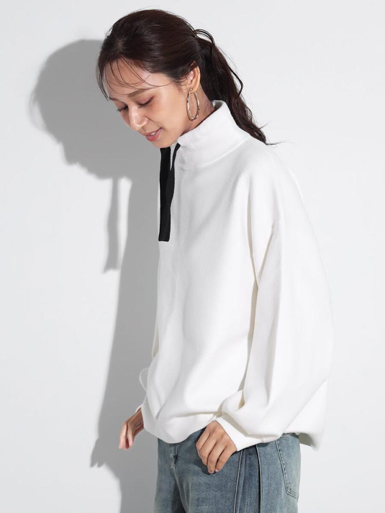 ボトルネックワイドニットプルオーバー - SCOTCLUB - SCOTCLUB