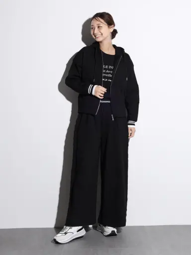 スコットクラブ　ヤマダヤ　黒　フーディー　大人カジュアル　ロールアップ SCOTCLUBのパーカーの商品一覧｜ファッション通販のYAMADAYA STORE