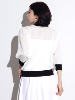 Vネックモノトーンロゴニット - SCOTCLUB - SCOTCLUB｜YAMADAYA STORE