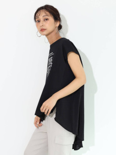 入荷なう 異素材タックデザインロゴカットソー - SCOTCLUB - SCOTCLUB トップス