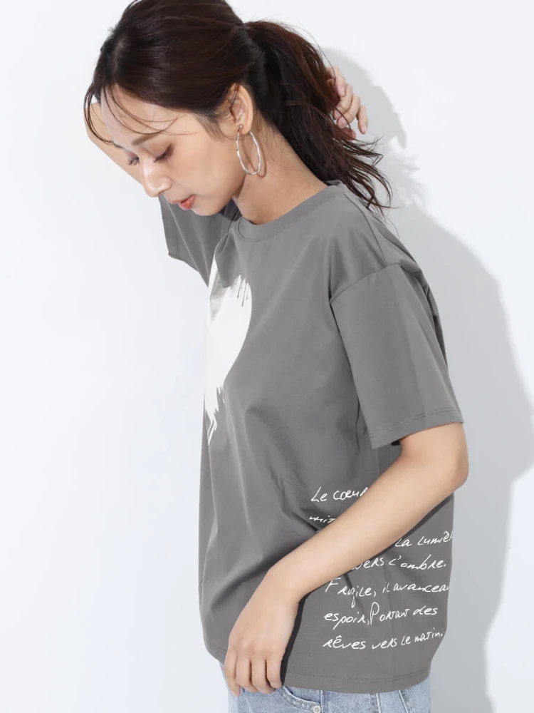 箔ハートプリントTシャツ - SCOTCLUB - SCOTCLUB｜YAMADAYA STORE