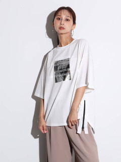 専用です　新品　ヤマダヤ　ダークグレー 半袖シャツ osharewalker シャツ レディース ユニセックス トップス 長袖