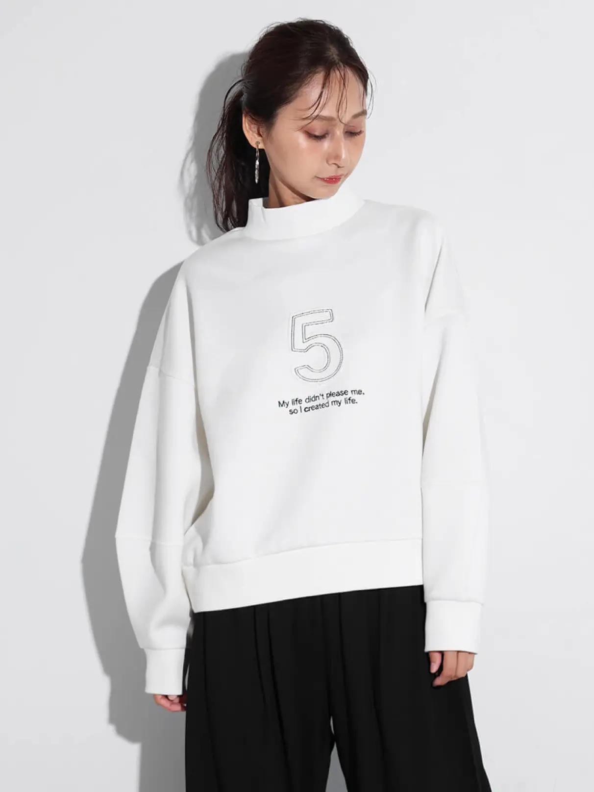 SCOT CLUB スウェット トップス バックジップ SCOT CLUB スウェット トップス バックジップ