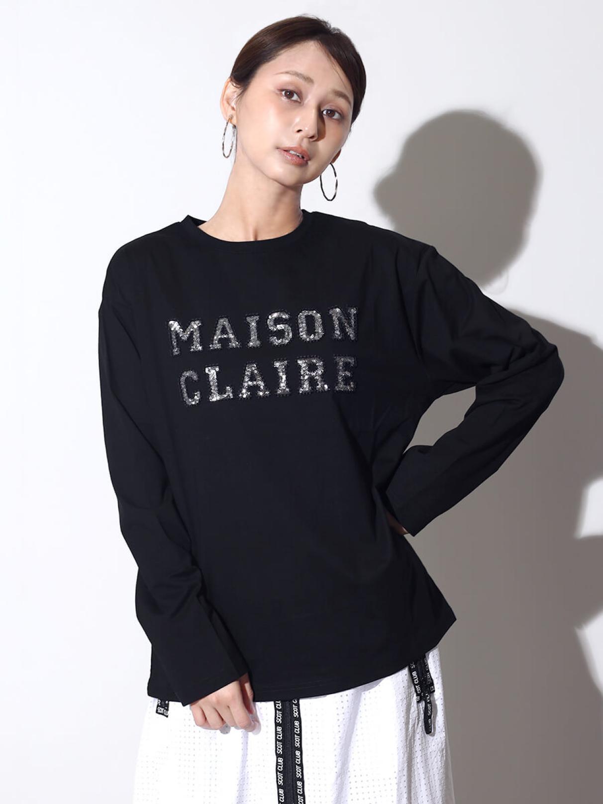 スコットクラブ スパンコールロゴロングスリーブカットソー - SCOTCLUB - SCOTCLUB