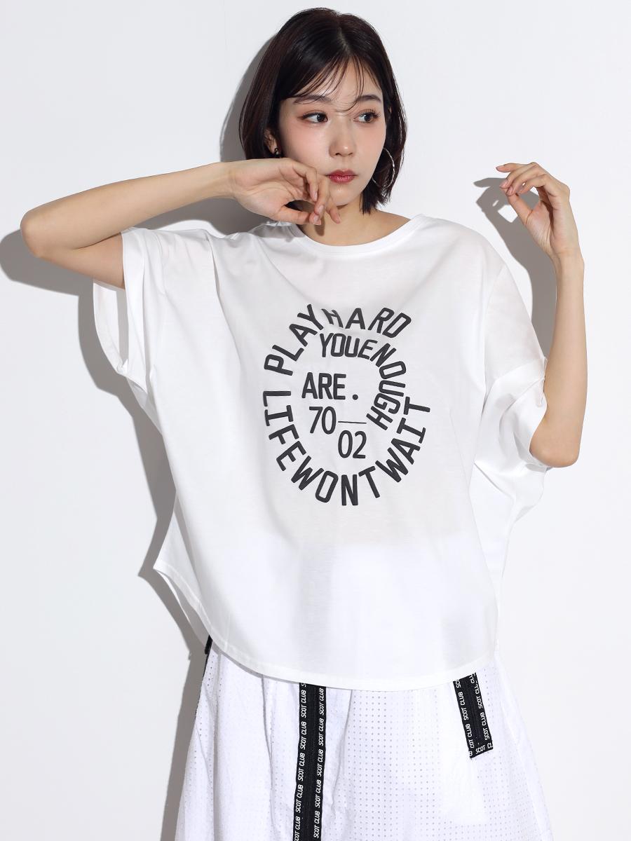 サークルロゴボリュームドルマンTEE