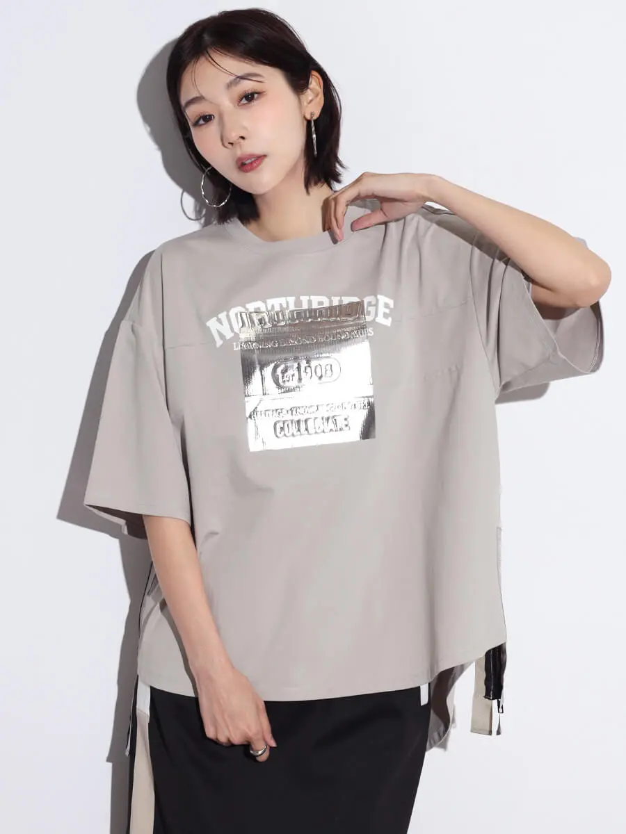 箔プリントサイドファスナーTEE - SCOTCLUB - SCOTCLUB｜YAMADAYA STORE