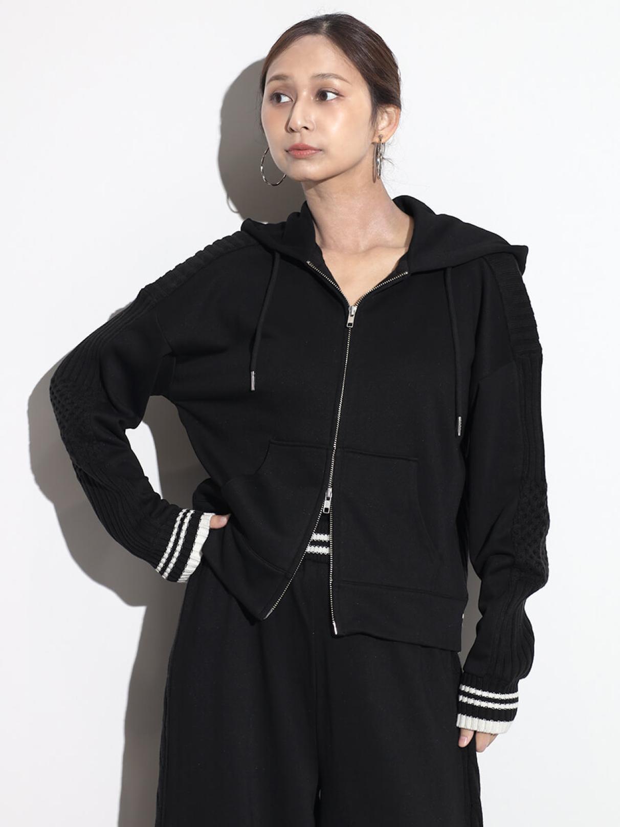 の*ん様 スコットクラブ　パーカー　黒 SCOTCLUBのパーカーの商品一覧｜ファッション通販のYAMADAYA STORE