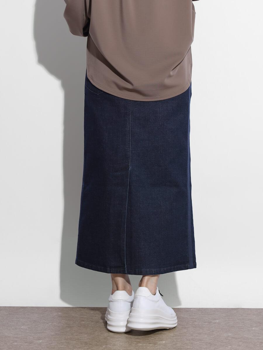 18000円新品♡スコットクラブ購入 デザインスカート♡ スコットクラブ SCOTCLUB タイトロングスカート （ブラック
