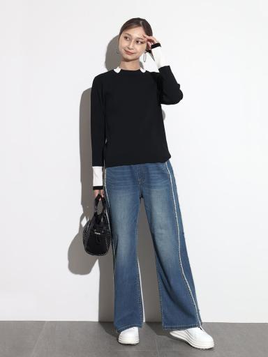 サイドフリンジデニムパンツ - SCOTCLUB - SCOTCLUB｜YAMADAYA STORE