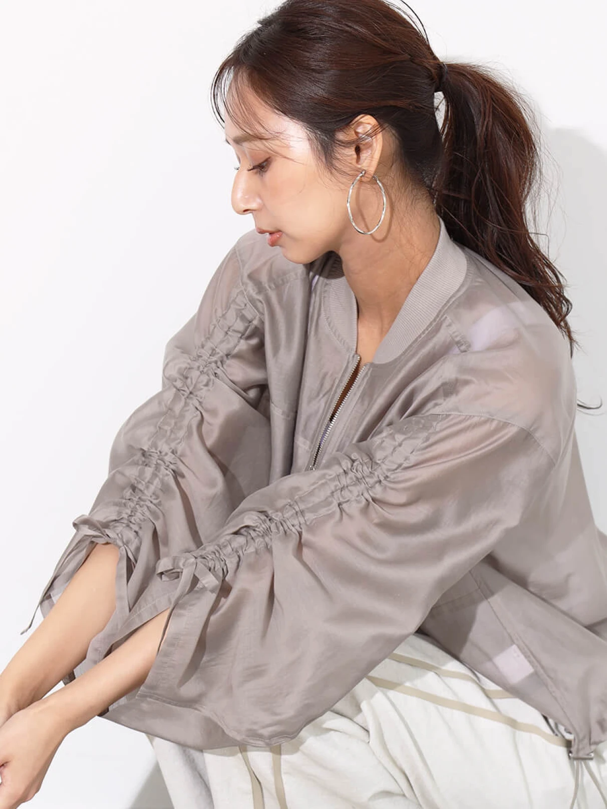ドロストスリーブシアーブルゾン - SCOTCLUB - SCOTCLUB