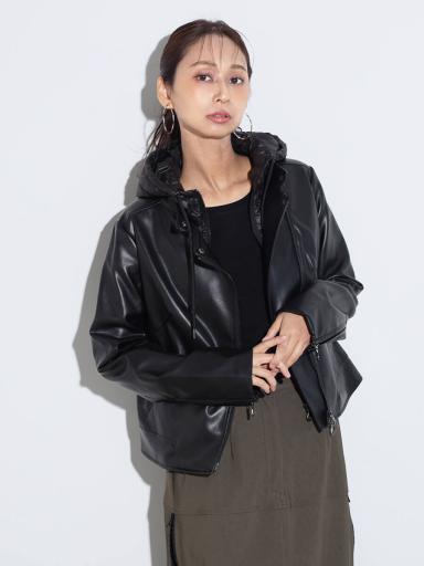 Aga ヤマダヤ　スコットクラブ ブラック ファーコート ファーベスト Aga ヤマダヤ スコットクラブ ブラック ファーコート ファー