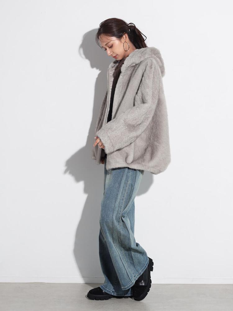 SCOTCLUB購入⭐︎YORT ダブルジップエアリーバルーンブルゾン SCOTCLUBのその他ジャケットの商品一覧｜ファッション通販のYAMADAYA STORE