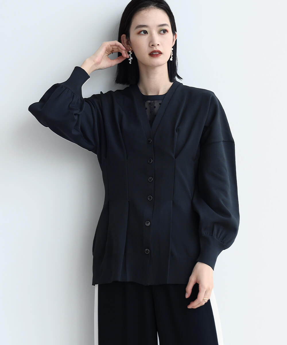 ウエストマークニットカーディガン YAMADAYA STORE ウエストマークニットカーディガン YAMADAYA STORE
