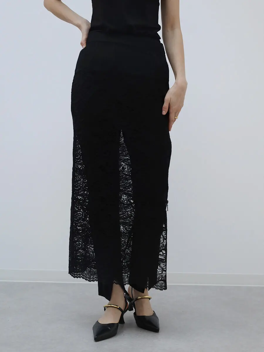 ケミカルレースラップスカート - resil - Aga｜YAMADAYA STORE