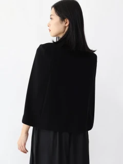 新品　Aga　黒　パイピングポンチョ　コート Agaのポンチョ/ケープの商品一覧｜ファッション通販のYAMADAYA STORE